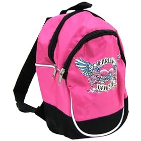 Hot Pink Harley Davidson Nylon Backpack Purse