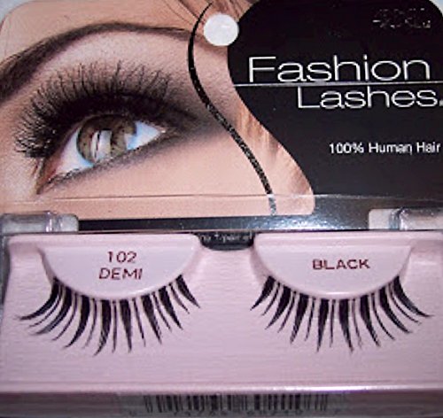 Ardell Fashion Lashes, 102 Demi Black, (Pack of 3)
