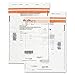Quality Park Tamper-Evident Deposit Bags, 1234; x 1634, 100 Pack, Clear (QUA45231)