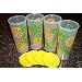 Tupperware TUMBLER SET of 4 Citrus 16 oz