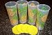 Tupperware 16oz Set of 4 Citrus Tumblers