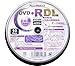 【Amazonの商品情報へ】ALL-WAYS DVD+RDL8.5GB片面2層式ワイドプリンタブル2.4-8倍速スピンドルケース10枚入り ADL+8X10PW
