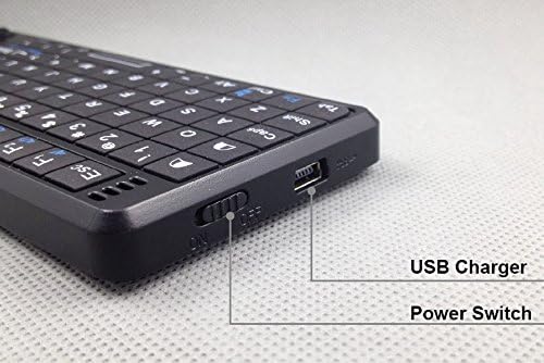2.4G Mini Wireless keyboard with Mouse track ball, laser pointer 3 in 1