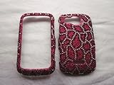 Leopard Hot Pink BLING DIAMOND COVER CASE 4 Motorola Citrus WX445
