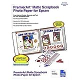 Epson PremierArt Matte Srapbook Photo Paper - With Bonus Scrapbooking Software