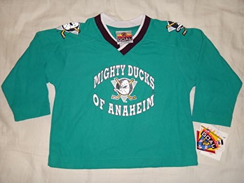 Anaheim Mighty Ducks NHL Long Sleeve Hockey Jersey Shirt - Toddler Size 2T