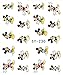 3 Sheets Mickey Mouse & Minnie Disney Cartoon Nail Art Stickers Water Transfer Decals SY230