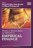 Handbook of research methods and applications in empirical finance