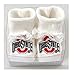 Ohio State White Lace Baby Booties Boxed Gift Set-NCAA LICENSED