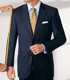 Signature Gold 2-Button Wool Suit- Extended Sizes