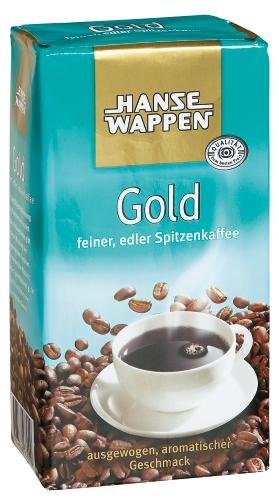 Hansewappen Kaffee Gold , 6er Pack (6 x 500 g 