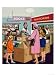 Book Shop Saleswoman Art Giclee Poster Print by English School, 18x24