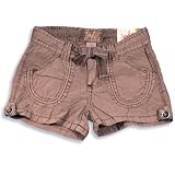Jade - Girls Low Rise Woven Short, Brown