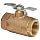 Apollo 70-100 Series Bronze Ball Valve, Two Piece, Inline, T-Handle, NPT Female