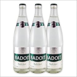 French Sparkling Water - Badoit - 750ml-Glass - The Set of 3 Bottles