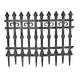  : Cemetery Fence Decoration 2-pk. - Gray
