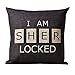 ME COO Vintage Retro Blend Cartoon Sherlock Holmes John Watson Cotton Linen Pillow Case Home Decorative Pillowcase 1Pcs 18 Inches × 18 Inches 1Pcs