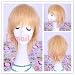 L-email 32cm Short Peach Straight Cosplay Wig Ml171