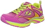 Skechers Kids 80485L Lite Swirlz Sneaker,Pink/Lime,1 M US Little Kid