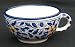 Le Souk Ceramique ~ Daisy Blue ~ 14 Oz. Latte / Soup Mugs ~ Set of 4