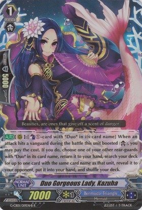 Cardfight!! Vanguard TCG - Duo Gorgeous Lady, Kazuha (G-CB01/019EN-B) - G Clan Booster 1: Academy of Divas