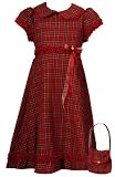 CLEARANCE Nostalgic New Christmas Plaid Holiday Dress Sz 4 to 6X