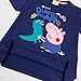 Coralup Little Boys Short Sleeve T-shirt Tee Cotton Tops(2-3 Years, Navy)