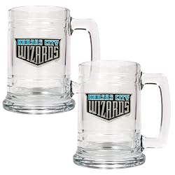 Kansas City Wizards Soccer 2pc 15oz Glass Tankard Set - Primary Team Logo MAJOR-LEAGUE-SOCCER Soccer
