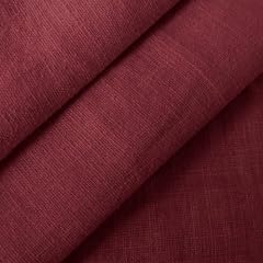 100% Leinen Stoff Meterware Bordeaux