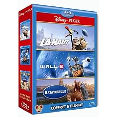 Coffret Pixar 2010 : Wall-E + Ratatouille + L�-haut - Coffret 5 Blu-ray [Blu-ray]