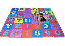 We Sell Mats Uppercase 36 Sq. Ft. Alphabet and Number Floor Puzzle, Multi-Color
From We Sell Mats
