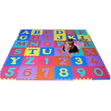 We Sell Mats 36 Sq Ft Alphabet And Number Floor Mat
