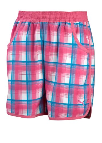 PUMA Girls Beach Shorts, shocking pink, 128, 556689 01