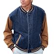 Port Authority - Denim and Twill Letterman Jacket (J761)