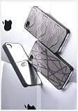 51a2D3kolWL. SL160  NEW!! Apple Chrome Mirror Reflective SPK Case for iPhone 4 4S (AT&T Verizon Sprint)   Birds Nest Style  Silver Mirror +[FREE] Screen Protector