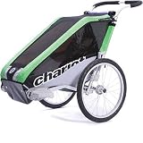 Chariot 10100413 Cheetah1 Chariot s lightweight model 1 child CTS Chassis only - Green black silver