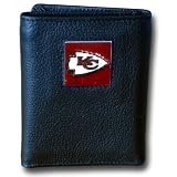 NFL Kansas City Chiefs Genuine Leather Tri-fold Wallet