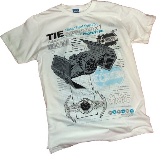  Vader's TIE -- TIE Fighter Plans -- Star Wars T-Shirt