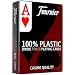 Fournier No. 2800 Poker Size Jumbo Index Playing Cards (Red)