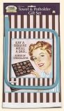 Ephemera Kitchen Towel and Potholder Set Eat a Square Meal Daily--A Box of Chocolates