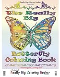 Big Book of Butterflies (Real Super Big Coloring Book)