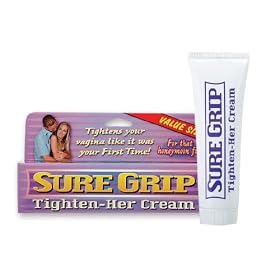 Pipedream Products Sure Grip Tighten-her Cream, 4-Ounce