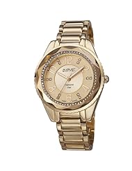 August Steiner Womens AS8122YG Analog Display Swiss Quartz Gold Watch