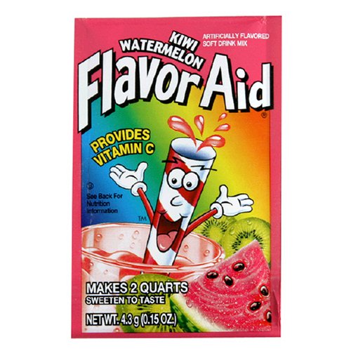 Flavor Aid Drink Mix, Kiwi Watermelon, 72-Count Pack (Pack of 2) by Flavor Aid