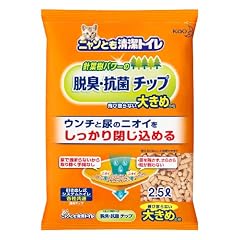 花王ニャンとも清潔トイレ 脱臭・抗菌チップ 大きめの粒 2.5L