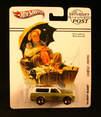 Hot Wheels 2012, The Saturday Evening Post, Norman Rockwell, '70 Chevy Blazer. 1:64 Scale Die cast.
