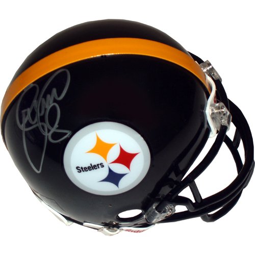 L.C. Greenwood Signed Steelers Replica Mini Helmet