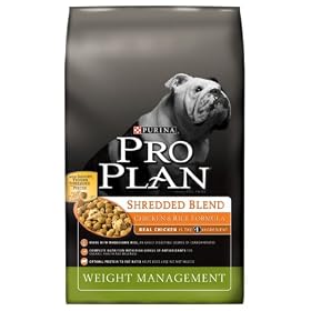 Pro Plan Dry Dog Food, Extra Care Weight Management Chicken And Rice Formula, 34 Pound Bag