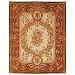 Safavieh Empire Collection EM415A Handmade Light Gold and Red Wool Area Rug, 7-Feet 6-Inch by 9-Feet 6-Inch