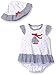 Little Me Baby Girls' Popover and Hat